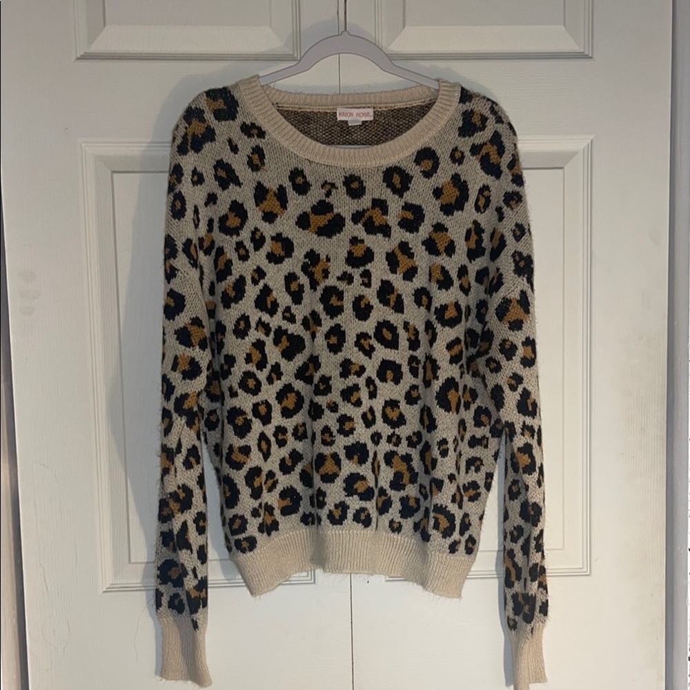 Leopard Print Sweater